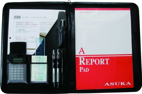 A4ビジネスバッグブラック電卓付